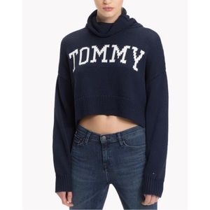 Tommy Hilfiger Navy Knit Turtleneck